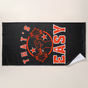 That's Easy Gym Beach Towel