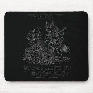 That's going in the compost funny siberian husky mouse mat