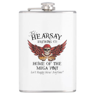 That's Hearsay Brewing Company Hip Flask