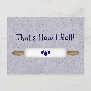 That's How I Roll Recipe Card