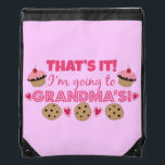 That's it! I'm going to Grandma's! Drawstring Bag<br><div class="desc">That's it! I'm going to Grandma's! Adorable Drawstring Backpack</div>