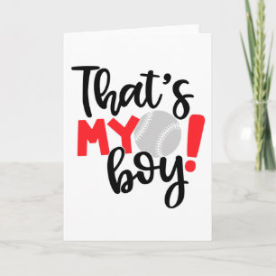 That's My Boy Card