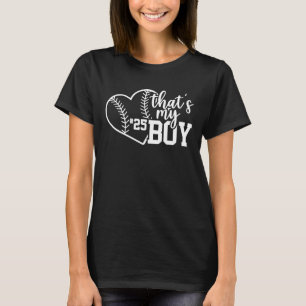 Thats My Boy Custom Baseball Mum Softball Mama T-Shirt