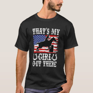 That's My Girl Barrel Racing Mum Barrel Race Mothe T-Shirt