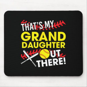 That's My Grand Daughter Out There Funny Softll Gr Mouse Mat