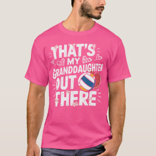 Thats My Granddaughter Out There Coquette Grandma T-Shirt