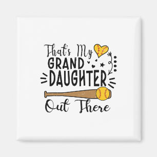 That's My Granddaughter Out There Softll Grandma G Magnet