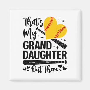 That's My Granddaughter Out There Softll Grandma G Magnet