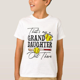 That's My Granddaughter Out There Softll Grandma G T-Shirt