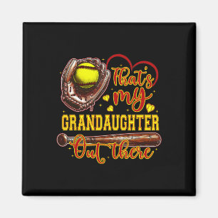 That's My Granddaughter Out There Softll Grandma Magnet