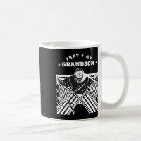 That's My Grandson Ice Hockey Goalie Fan Grandpa G