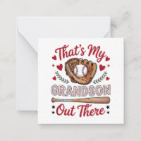 That's My Grandson Out There Baseball Grandma