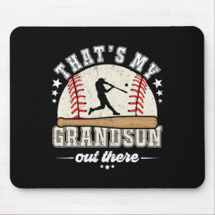 Thats My Grandson Out There Baseball Grandma Grand Mouse Mat