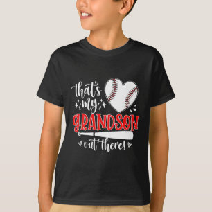 That's My Grandson Out There Baseball Grandma Men T-Shirt