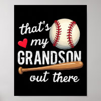 That's My Grandson Out There Baseball Grandma Moth