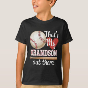 That's My Grandson Out There Baseball Grandma Moth T-Shirt