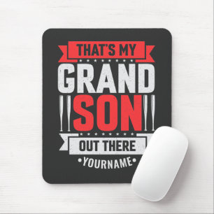 That's My Grandson Out There Baseball Mouse Mat