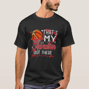That's My Grandson Out There Basketball Grandma Mo T-Shirt