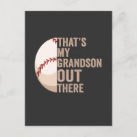 That's my Grandson Out There Funny Baseball Lover