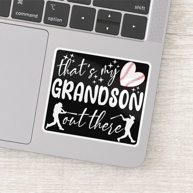 That's My Grandson Out There Funny Grandma (Detail)