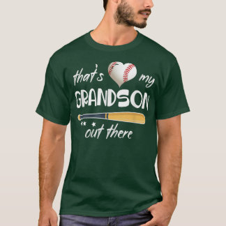 Thats My Grandson Out There Gift Women Baseball Gr T-Shirt