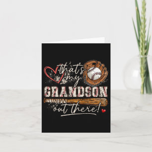 That's My Grandson Out There Sell Grandma Mothers Card