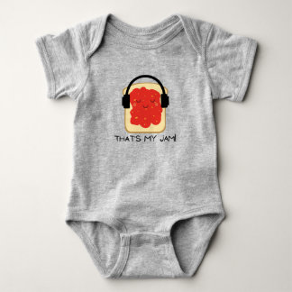 That's my jam - cute fruit pun funny baby bodysuit