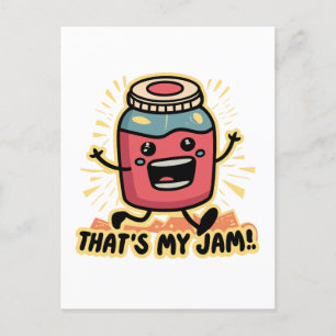 That's My Jam! Postcard