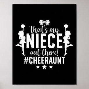 That's My Niece Cheer Aunt Cheerleading Auntie _1 Poster