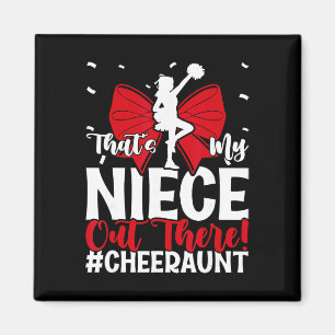 That's My Niece Cheer Aunt Cheerleading Auntie Magnet