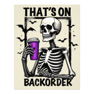 That's On Backorder Halloween Pharmacy Tech Photo Print