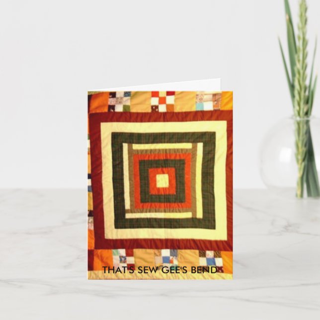 THAT'S SEW GEE'S BEND THANK YOU CARD (Front)