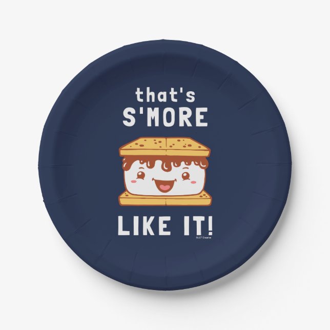 That's S'more Like It Paper Plate (Front)