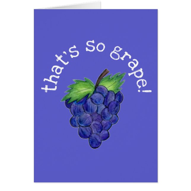 That's So Grape (Great) Congrats Purple Grapes (Front)