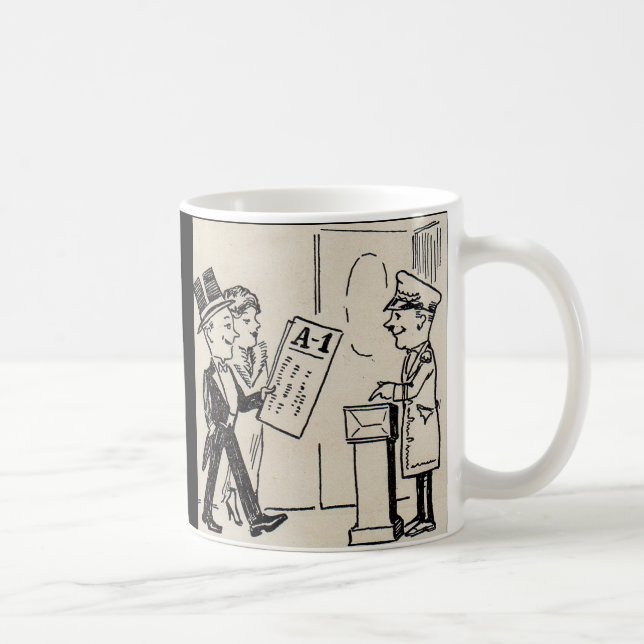 That's the Ticket - 1920s theatre cartoon Coffee Mug (Right)