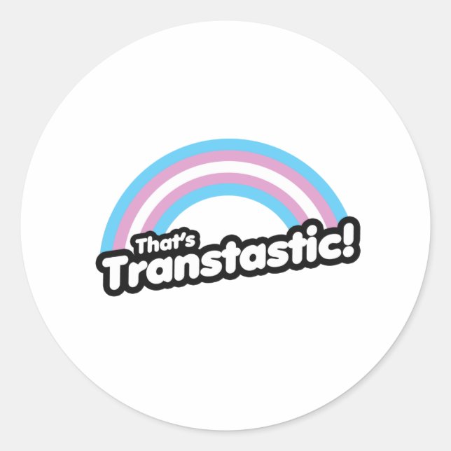 That's Transtastic Classic Round Sticker (Front)