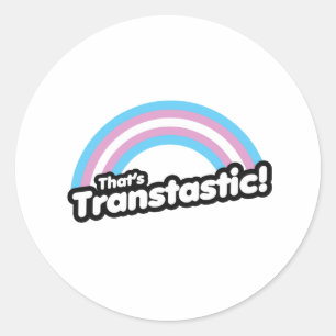 That's Transtastic Classic Round Sticker