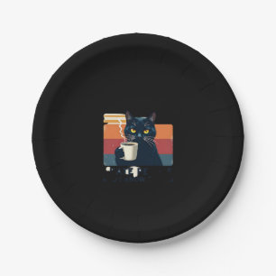 That's What I Do I Drink Coffee I Hate People And  Paper Plate