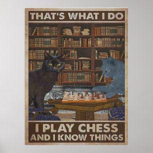Thats What I Do I Play Chess Poster
