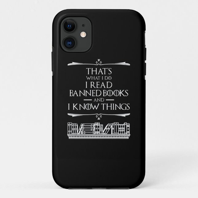 That's What I Do I Read Banned Books Case-Mate iPhone Case (Back)