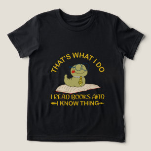 That's What I Do I Read Books And I Know things Tri-Blend Shirt