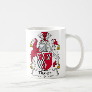 Thayer Family Crest Coffee Mug