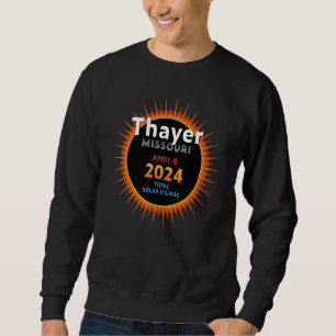 Thayer Missouri Total Solar Eclipse 2024 2 Sweatshirt