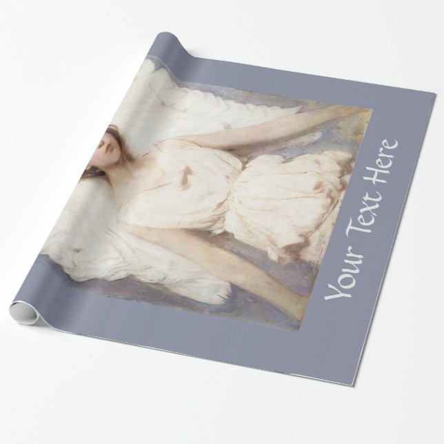Thayer’s Angel wrapping paper (Unrolled)