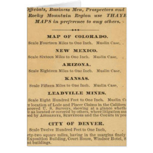 Thayer's map of Colorado