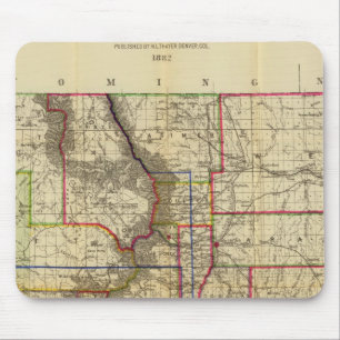 Thayer's map of Colorado 2 Mouse Mat