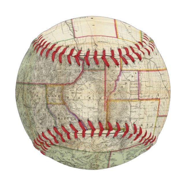 Thayer's New Map Of The State of Colorado Baseball (Front)