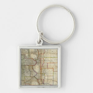 Thayer's New Map Of The State of Colorado Key Ring