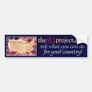 the912project.com America bumper sticker