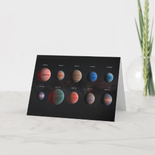 The 10 Hot Jupiter Wasp Exoplanets Card